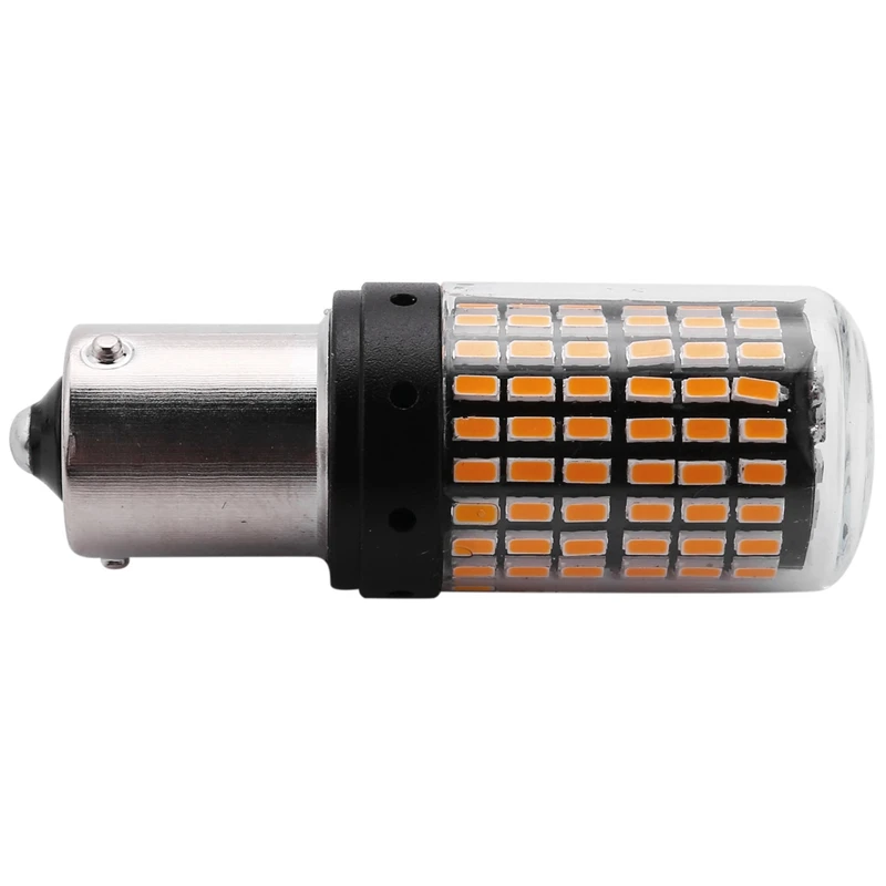 20 шт. Автомобильные светодиодные лампы Ba15s PY21W 144Smd 1156