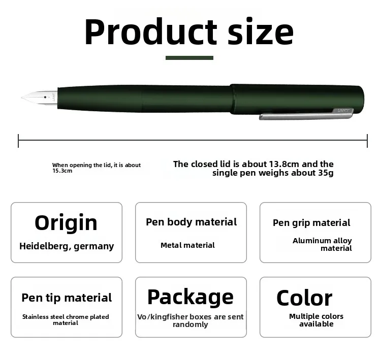 Немецкая оригинальная серия Lamy Eternal Era Aion, ограниченная серия, гоночная зеленая тренировка, бизнес-офис, авторучка, офисные принадлежности (art.: 3920d2eed4026) - 3920d2eed4026