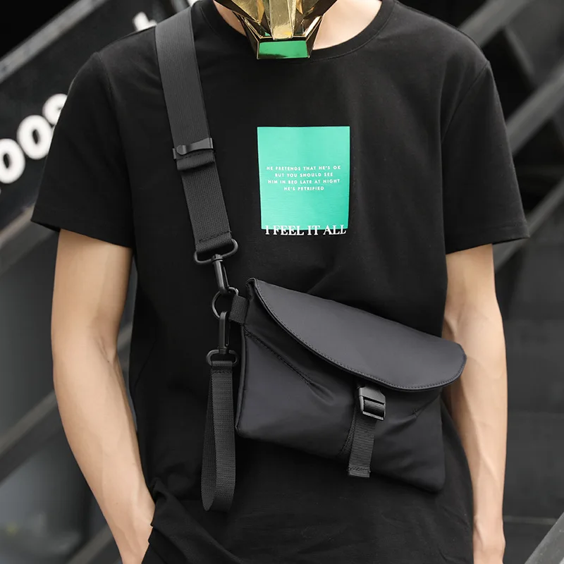 

2023 Trendy Brand Men's Shoulder Bag New Diagonal Crossbody Handbag Outdoor Sports Chest Bag Leisure Multifunctional Bag