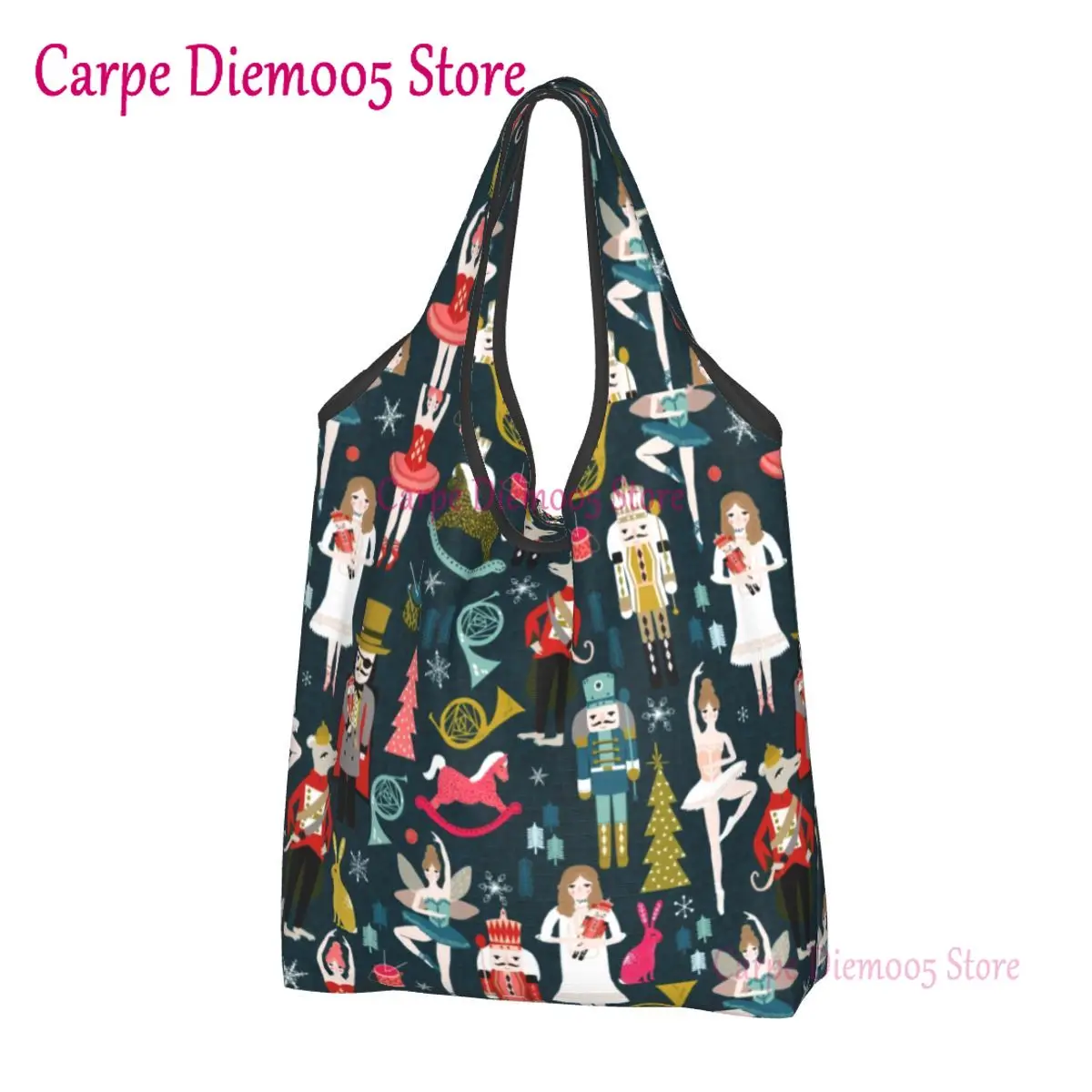 

Многоразовая сумка-тоут для женщин, Портативная сумка для балерины и балерины, для покупки продуктов