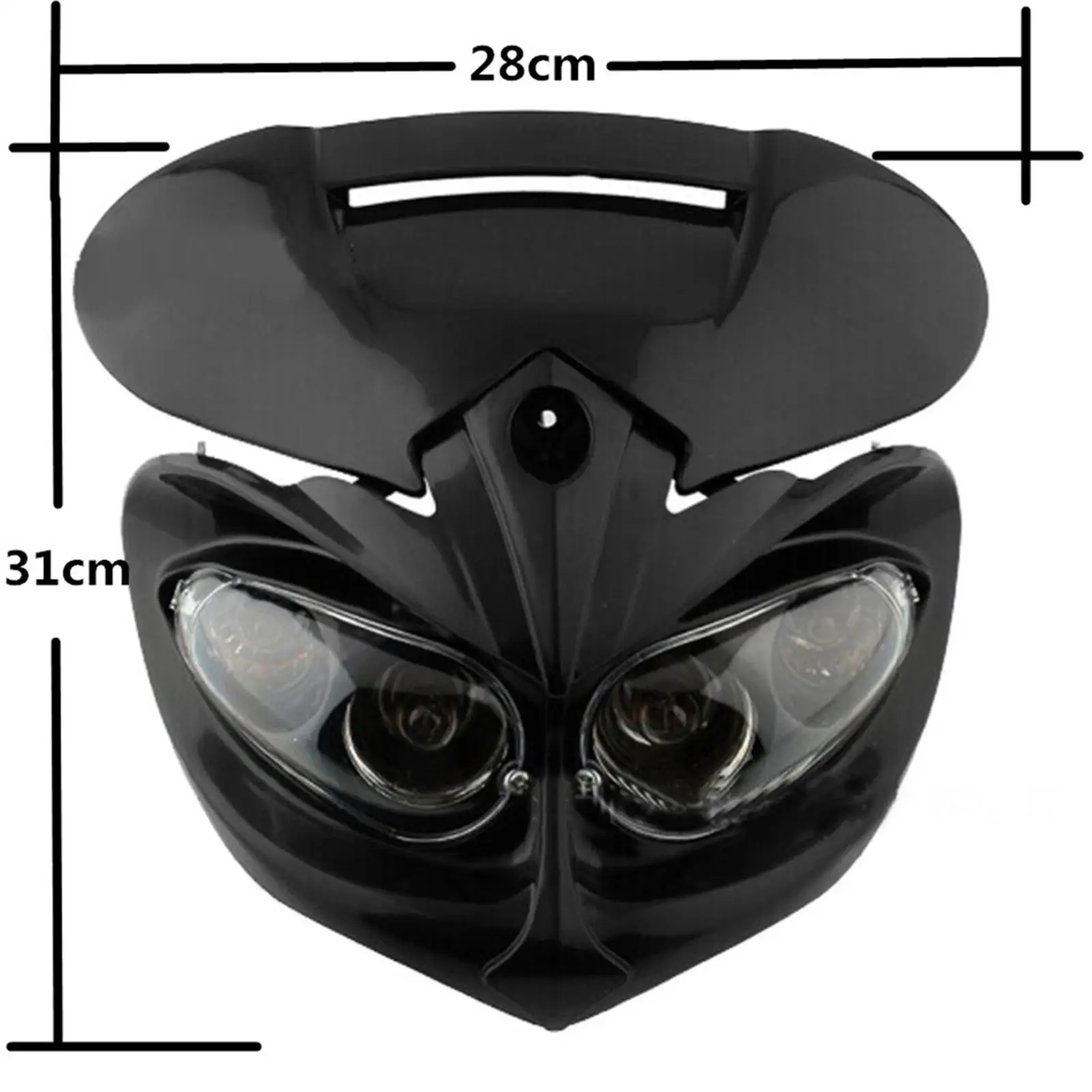 

For Motorcycle Lamp Headlight LED Head Light Fairing