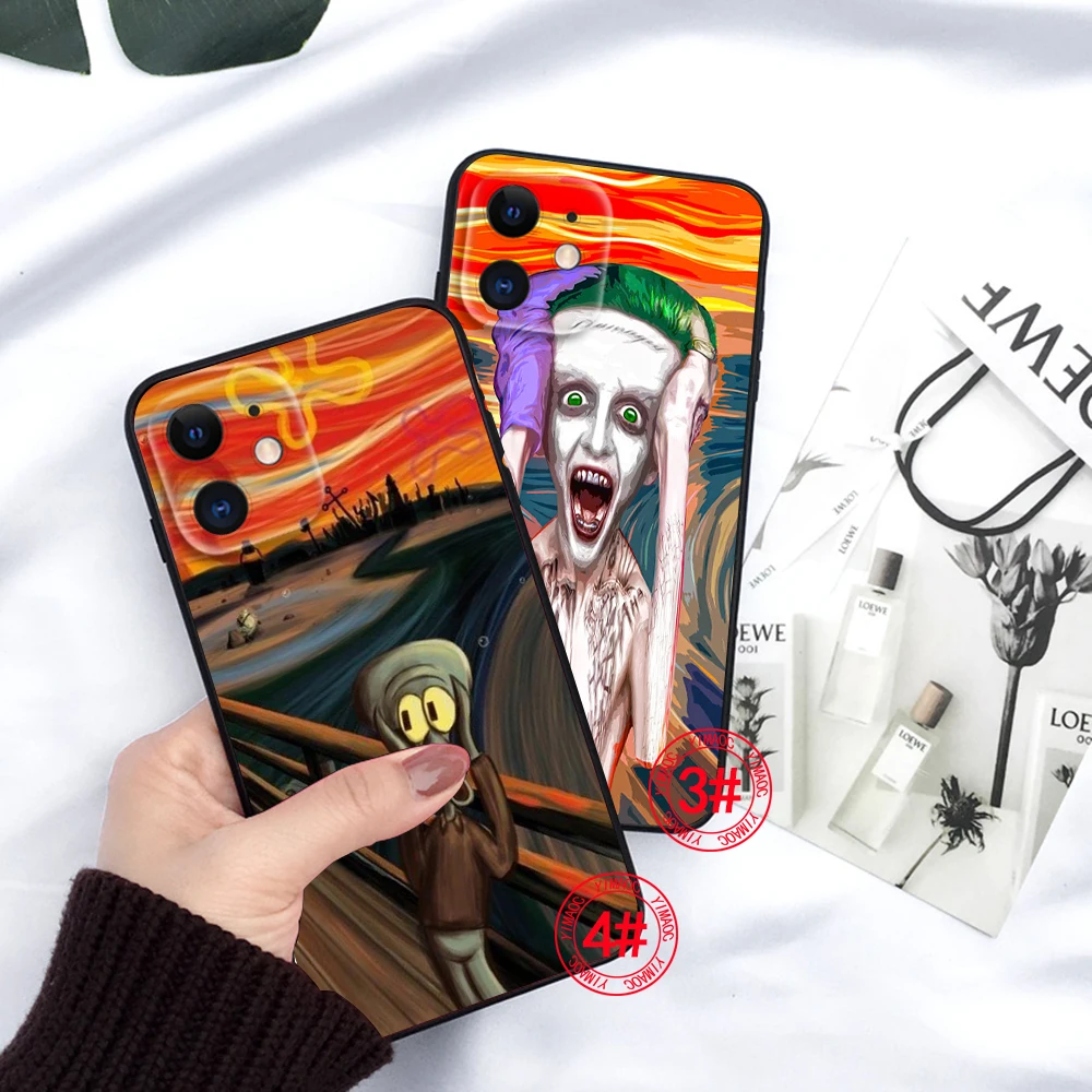 239Z Мягкий силиконовый чехол Scream Canvas для Samsung S9 Plus S10 S10E S20 Fe Lite S21 S22 S23 S30 Ultra