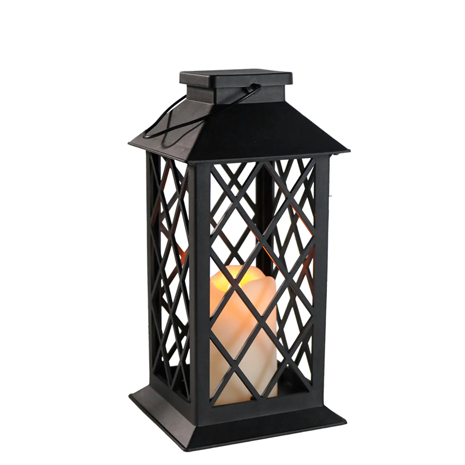 

Handle Led Holiday Tabletop Outdoor Garden Living Room Out For Christmas Hanging Gift Candle Lantern Home Decor Bedroom