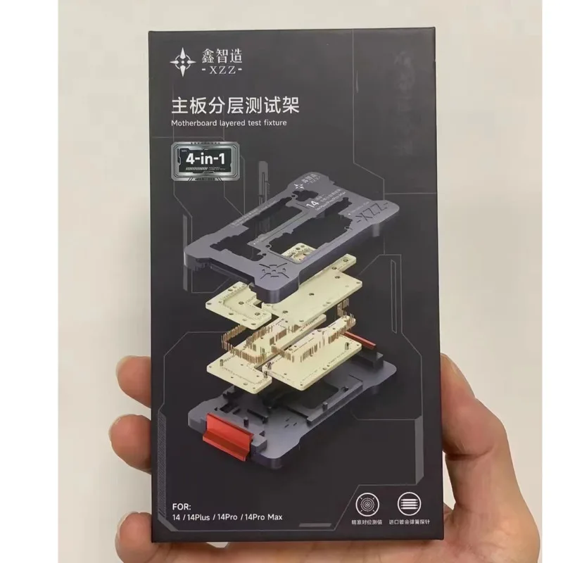 

XZZ 4 in 1 Motherboard layered test fixture for iphone 14 14plus 14pro 14promax Repair Use
