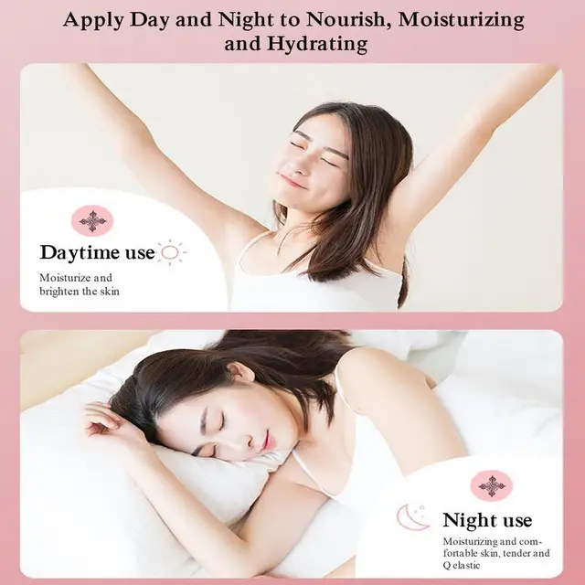 Collagen Moisturizer For Face Hydrating Pearl Cream For Face Day And Night Facial Cream To Deep Repair Whiten And Soften Facial 5