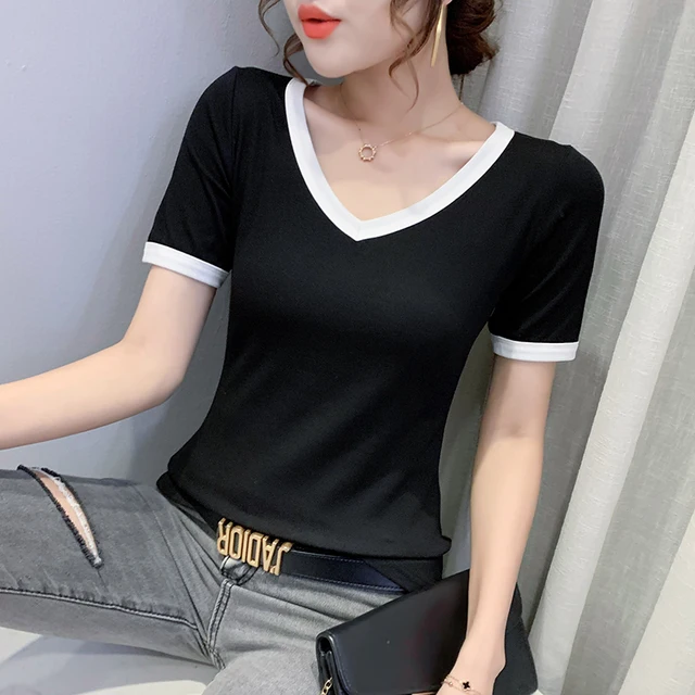 express v neck t shirt