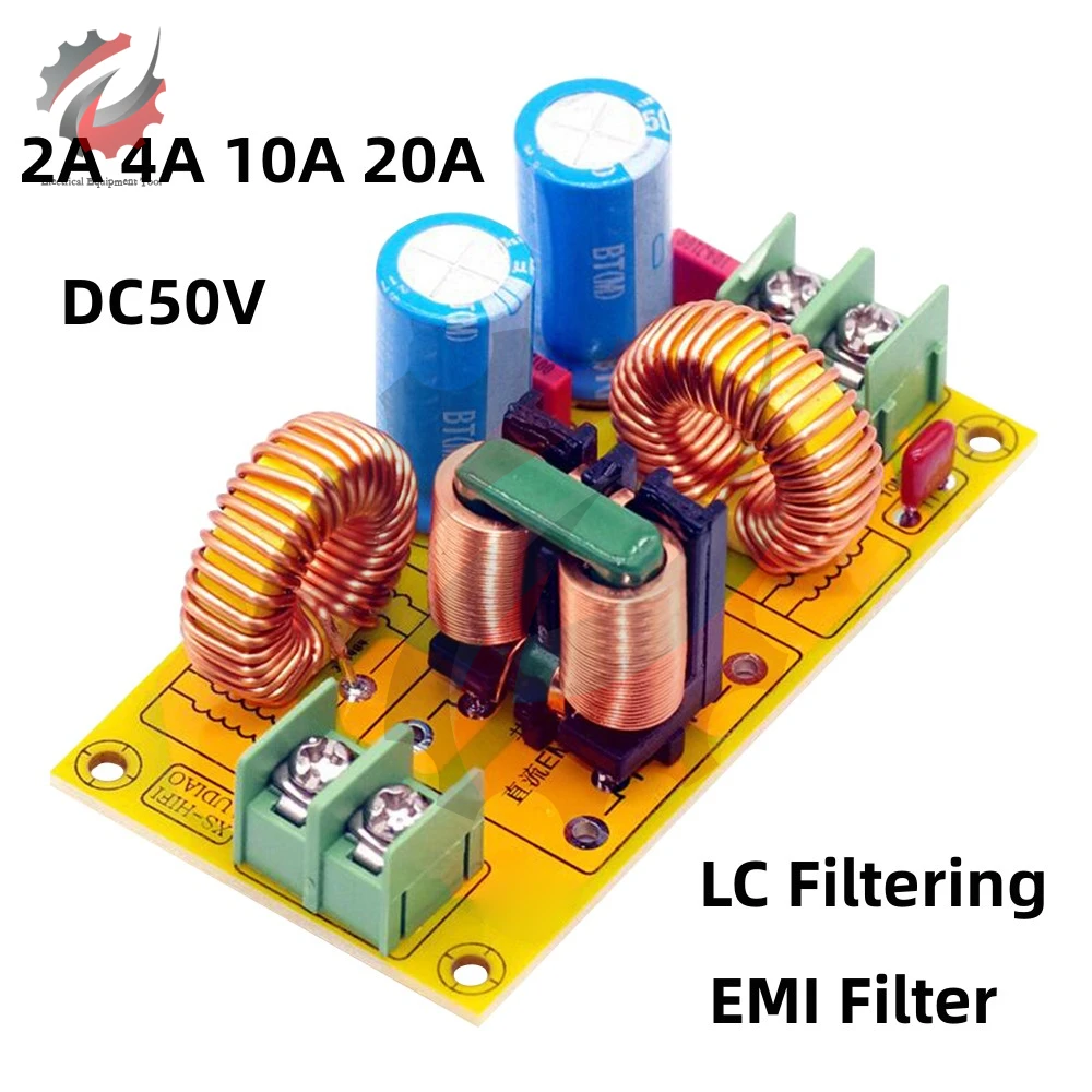 

2A 4A 10A 20A DC 50V LC Фильтр электромагнитных помех