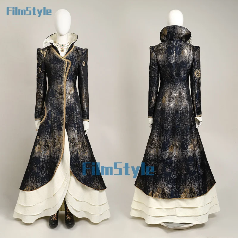 FilmStyle Wicked Madame Morrible Косплей Костюм Платье с вышивкой Взрослый женский наряд