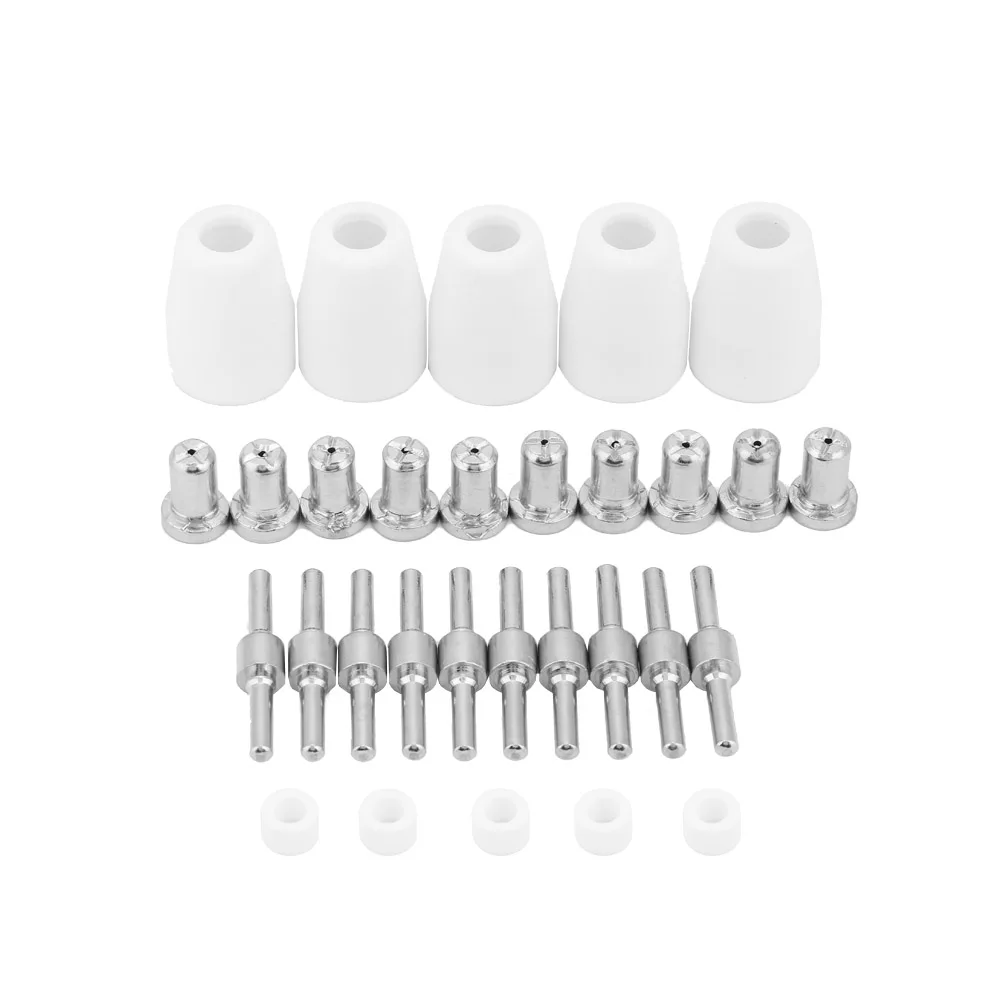 

30pcs/set PT-31XT Plasam Torch Consumables Nozzle Electrode Shield Swirl Ring Kit plasma