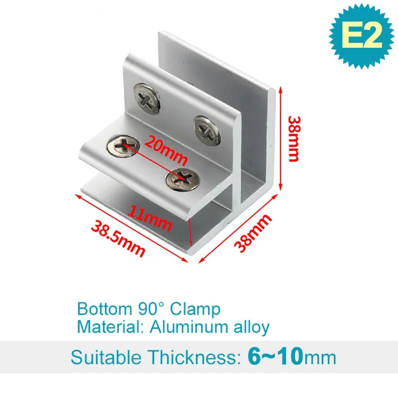 

Зажим для стекла из нержавеющей стали 304