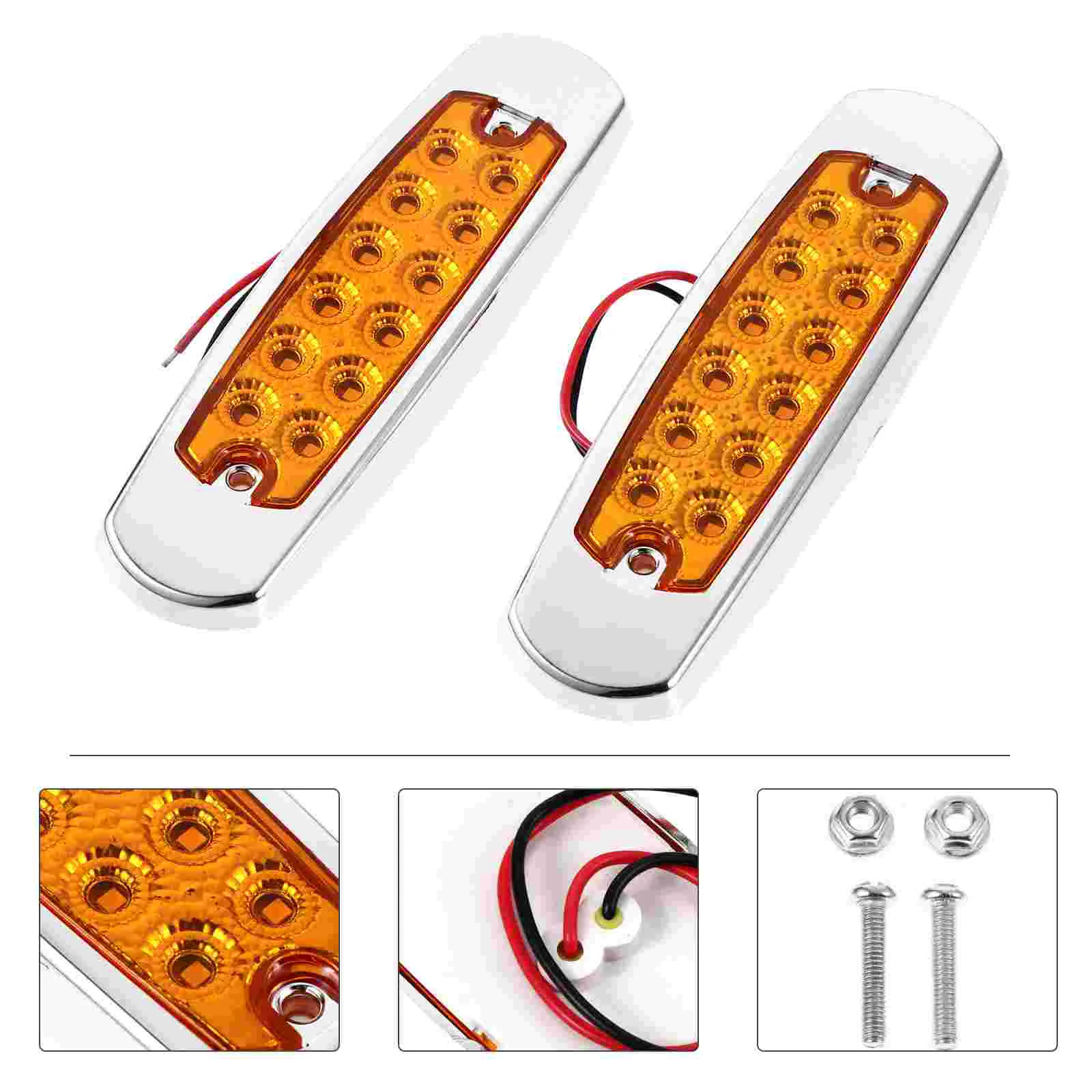 

Truck Light Lights Side Led Lamp Marker 24Vpickup Indicator Trailer Tail