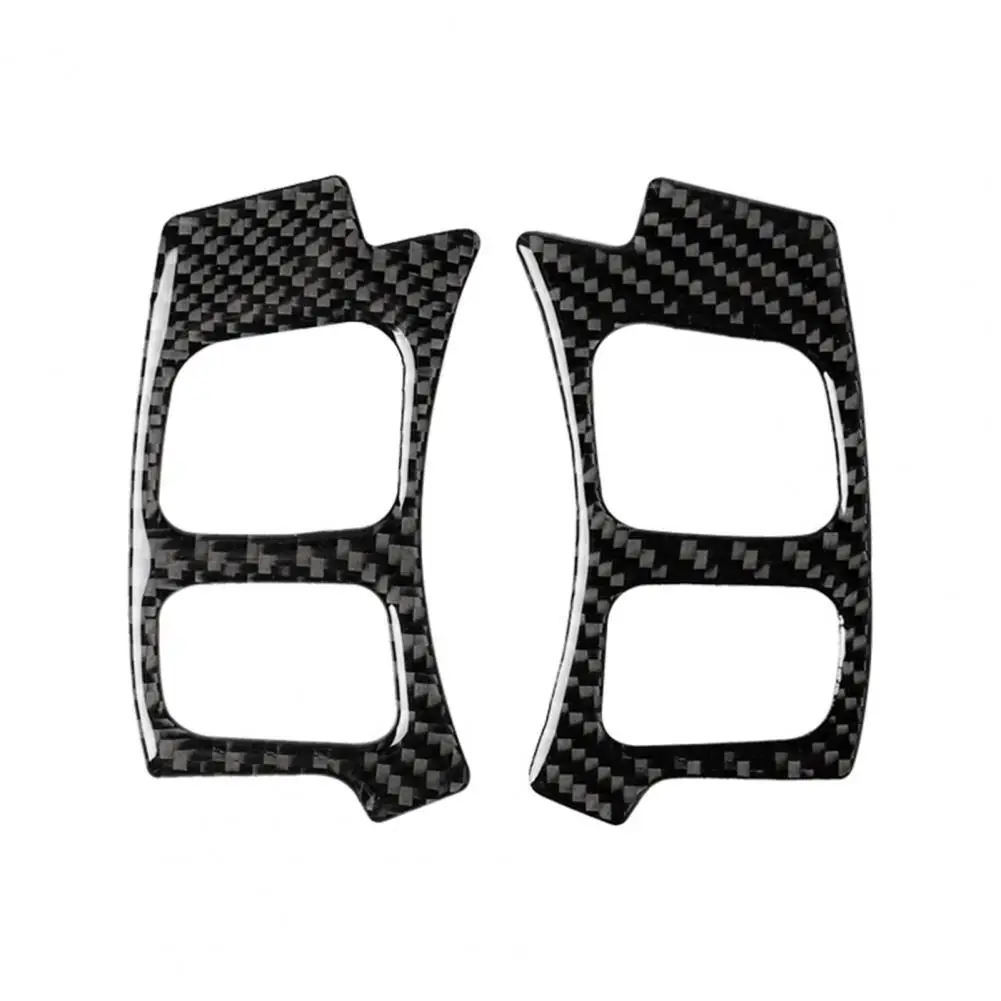 

2Pcs/Set Car Button Protector Fashion Lightweight Elegant Steering Wheel Button Stickers Steering Wheel Button Stickers
