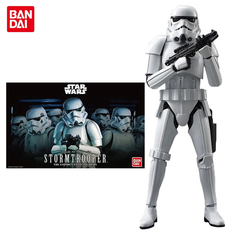 

Bandai Assembled Model Character Series Star Wars Imperial Stormtrooper Action Figure 1/12 Kids Collection Decoration Toys Gift