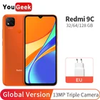 Смартфон Xiaomi Redmi 9C, 32 ГБ64 Гб128 ГБ, 13 МП, Восьмиядерный процессор MTK Helio G35, 5000 мАч, 5,7-дюймовый дисплей в горошек