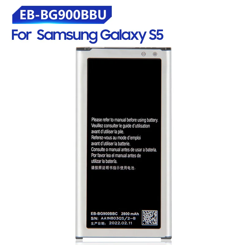 Сменная батарея для Samsung S5 G900S 9008W 9006W G900F G900M G9008V 9006V G900FD фотоаксессуары/BBU