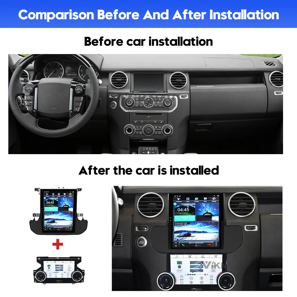 Автомобильный радиоприемник Tesla Style на Android для Land Rover Discovery 4 LR4 2009-2016 с