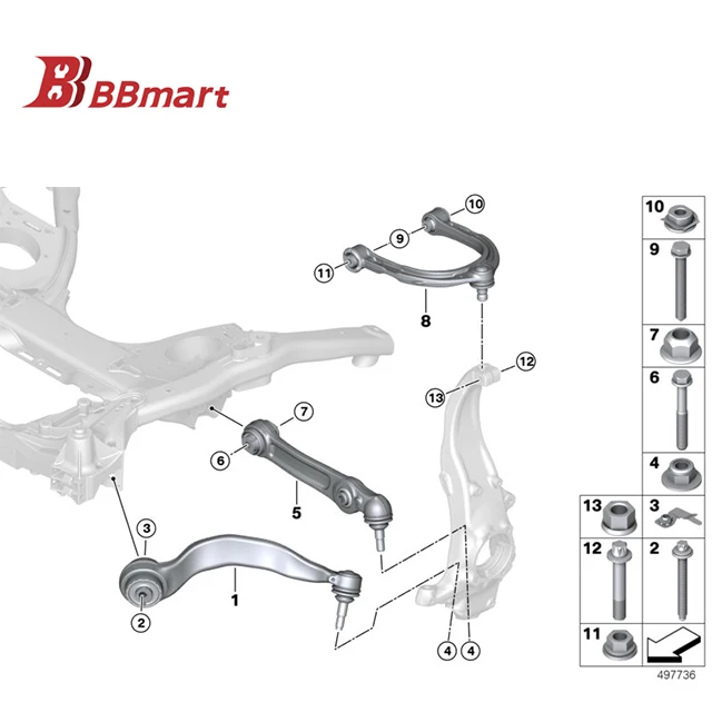 

BBmart Auto Parts Fuel Injection Pressure Sensor for Mercedes Benz W164 OE 1643302907