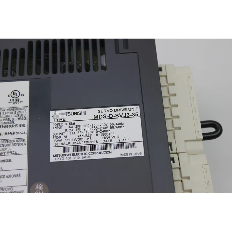 

MDS-D-SVJ3-35 Used&Tested Ok Servo Spindle Drive for CNC Controller