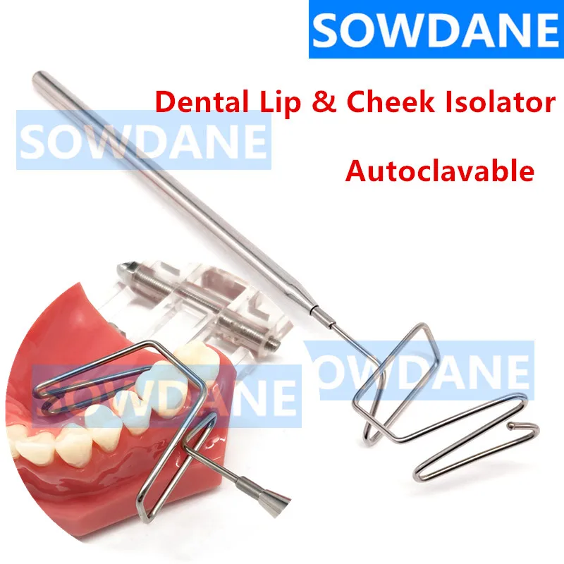 Dental Lip Cheek Isolator Lip Cheek Separator Lingual Separator Tongue Isolator Dental Retractor Stainless Steel Autoclavable