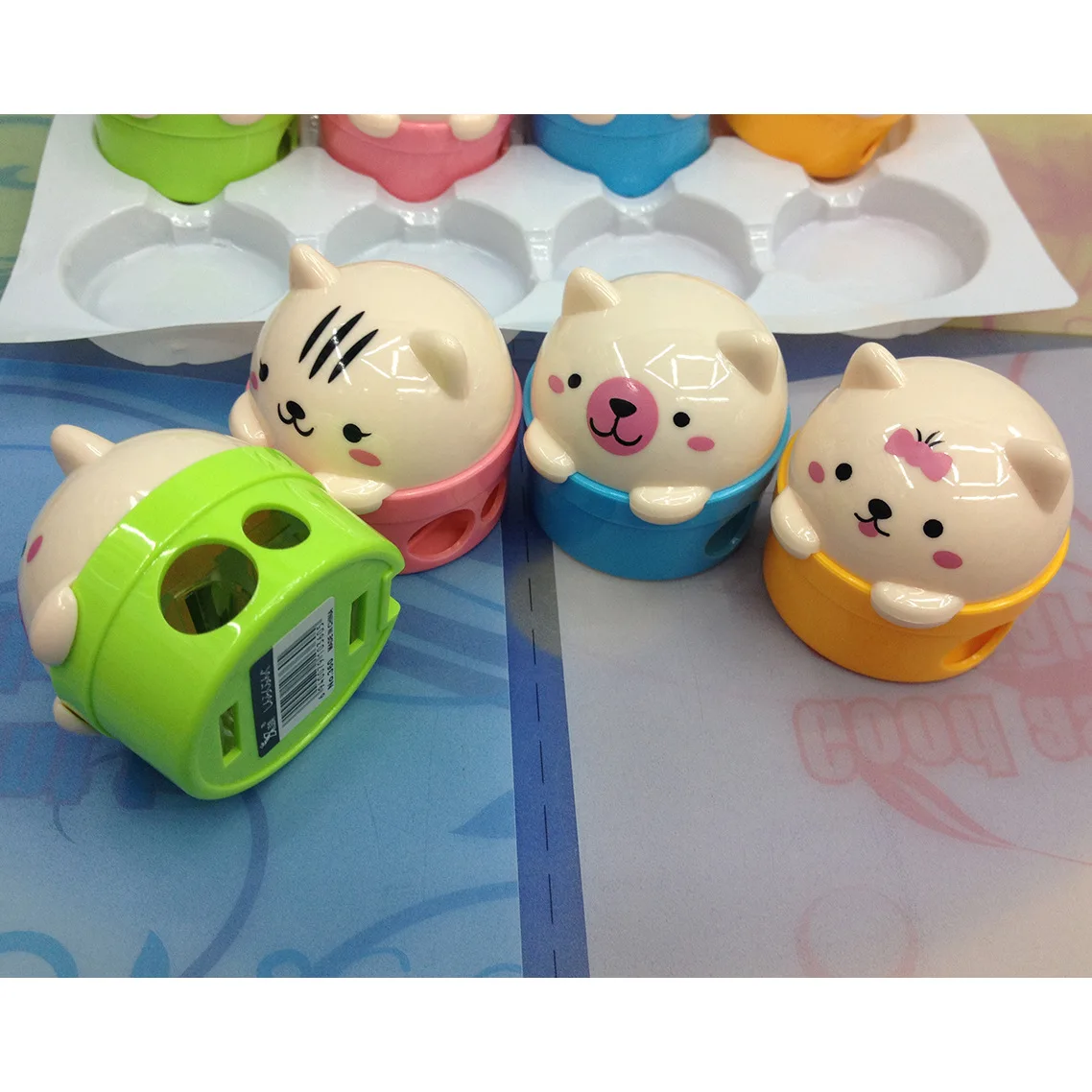 1 шт. мультяшная точилка для карандашей Kitty Bear Милая Механическая детей |