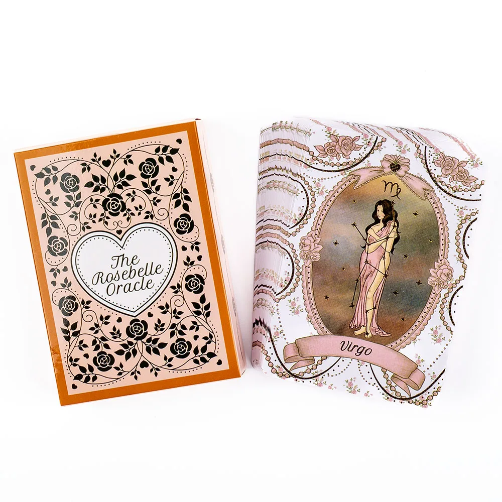 The Rosebelle карты памяти формата А а 65 карт английском искусственное Дека гадания