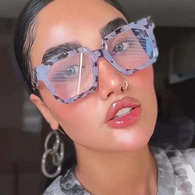 JNPCXI модные квадратные очки в оправе женские прозрачные антисиние винтажные