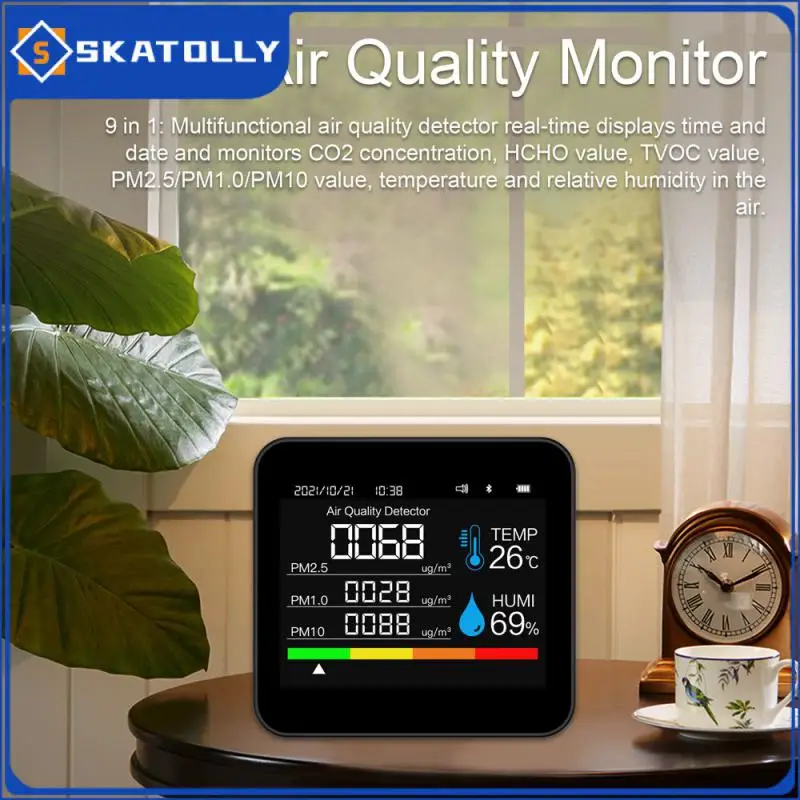 

Быстрое рассеивание тепла, детектор качества воздуха, легкий детектор влажности, поддержка подключения к мобильным приложениям через Bt