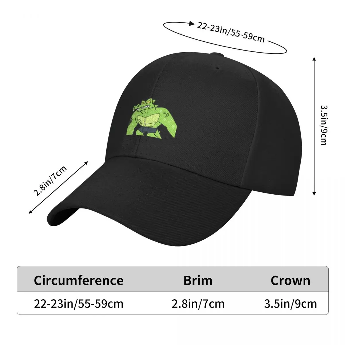 Rock Jaw Heroes of Goo Jit Zu Baseball Cap Beach Outing funny hat Uv Protection Solar Hat Women's Men's