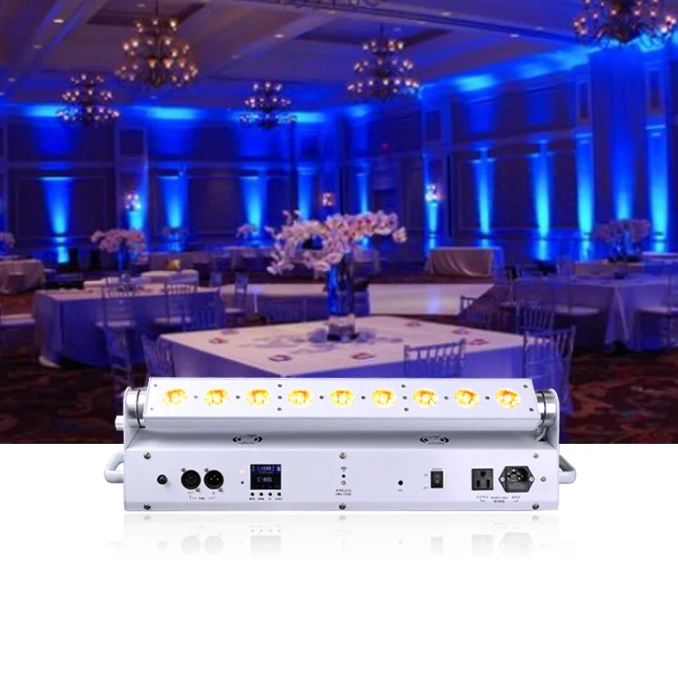 Maxled 9x18 Вт 9*15 3 в 1 2 глаза cob 800 полоса цветения bp 0606h yellowriver par lights dmx led 54 uplight для сцены