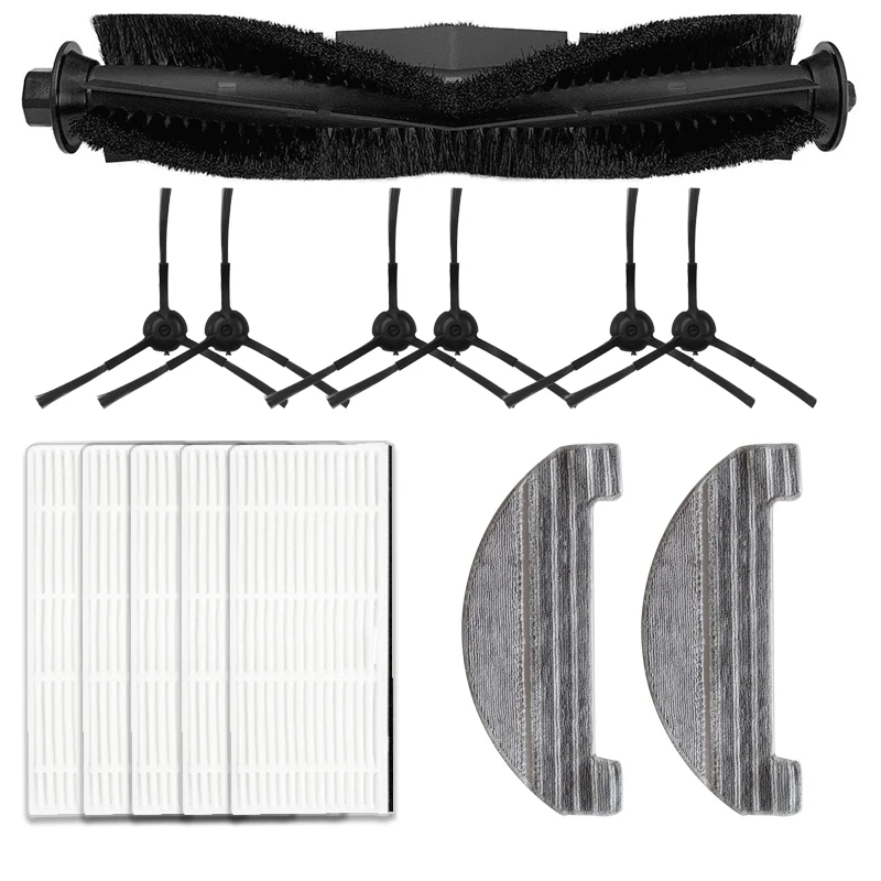 

Replacement Main Roller Brush Side Brush Mop Cloth HEPA Filter for Proscenic M8Pro Robotic Vacuum Cleaner Accessories