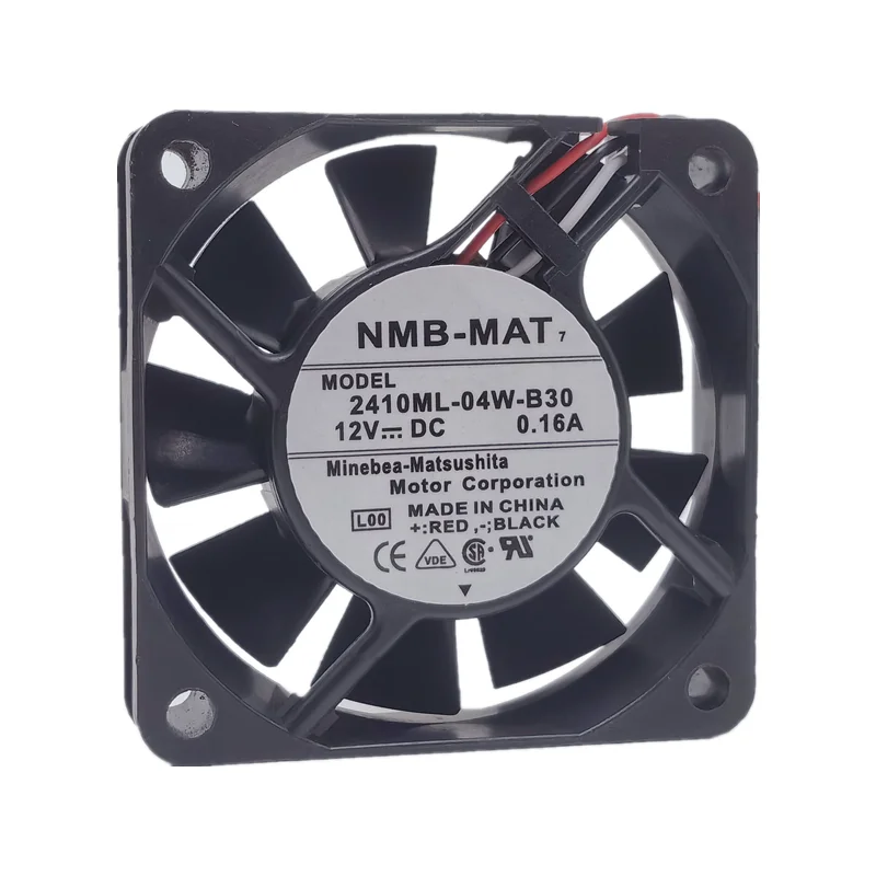 

New Cooler Fan For NMB-MAT 2410ML-04W-B30 12V 0.16A 6025 6CM Inverter Cooling Fan