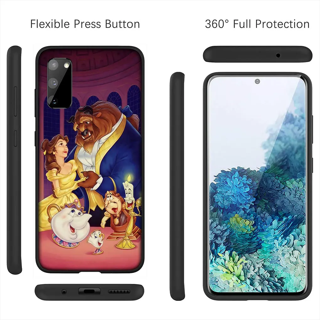 Красавица и Чудовище Belle чехол для OPPO A17 A15 A16 A12 A53 A54 A57 A78 A79 A58 A38 A98 A94 A96 A74 A95 A77 A76