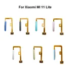Оригинальный гибкий кабель для Xiaomi Mi 11 Lite, со сканером отпечатков пальцев