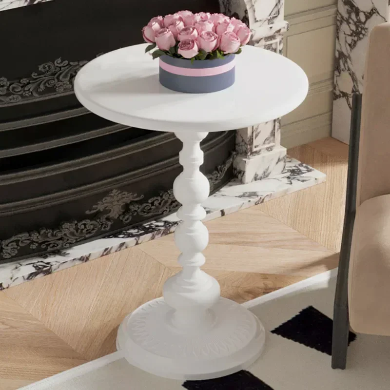 Американский Ретро Железный Круглый Чайный Столик винтажный металлический