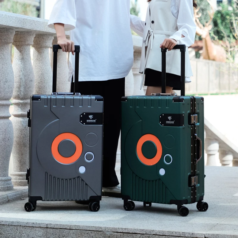 Men Aluminum Trolley Bag Kids Travel Bags Designer Middle Size Luggage Women Multifunctional Valise Voyage Suitcases WWH30XP