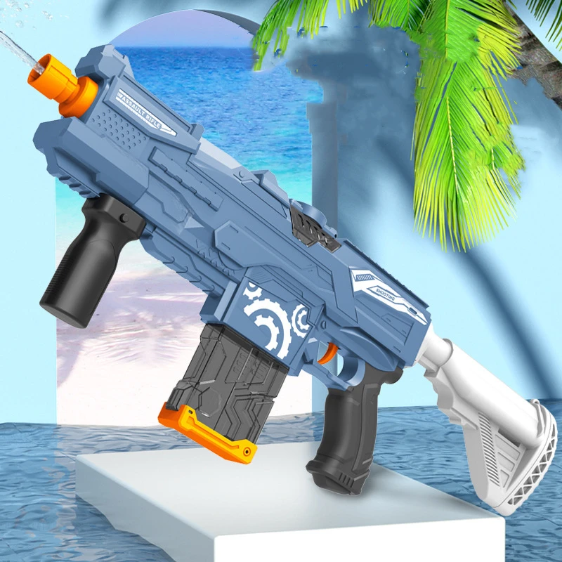 

Summer Children's Electric Blue Water Spray Gun Toy Burst Water Spray Large-Capacity Outdoor Beach Park Interactive Toys