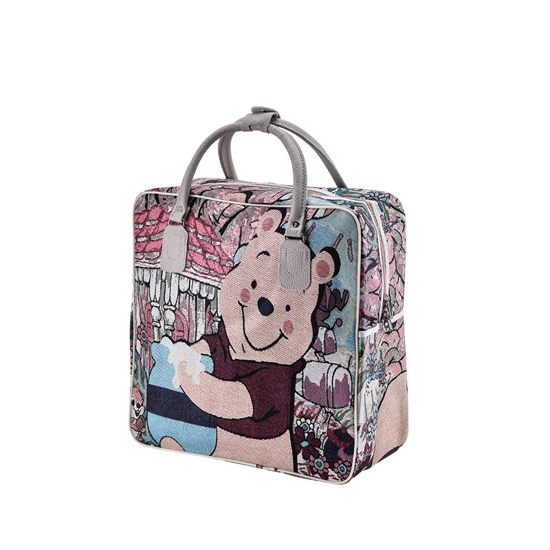 Large Capacity Women's Travel Bag PU Waterproof Short Distance Luggage Bag Fitness Travel Handbag Travel Bag