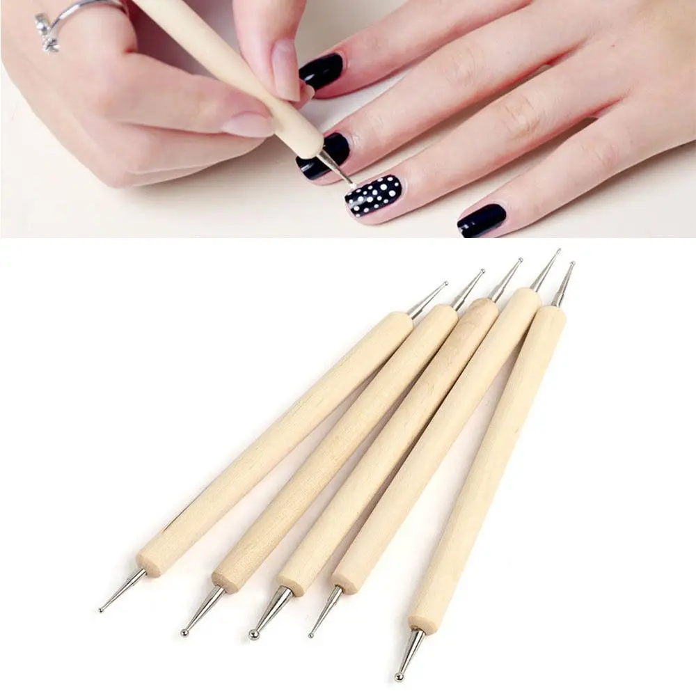 

Multipurpose Pulling Double Ends Manicure Tools Art Nails Brushes Nail Art Pen UV Painted Pen Nail Art Dotting Pen