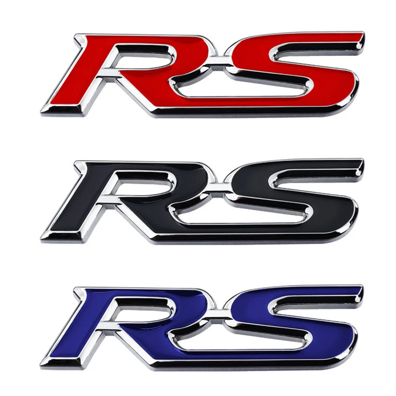 

Metal Car Styling for RS Emblem Rear Trunk Sticker for Chevrolet Aveo Cruze Malibu Captiva Lacetti Camaro Sail Trax Accessories