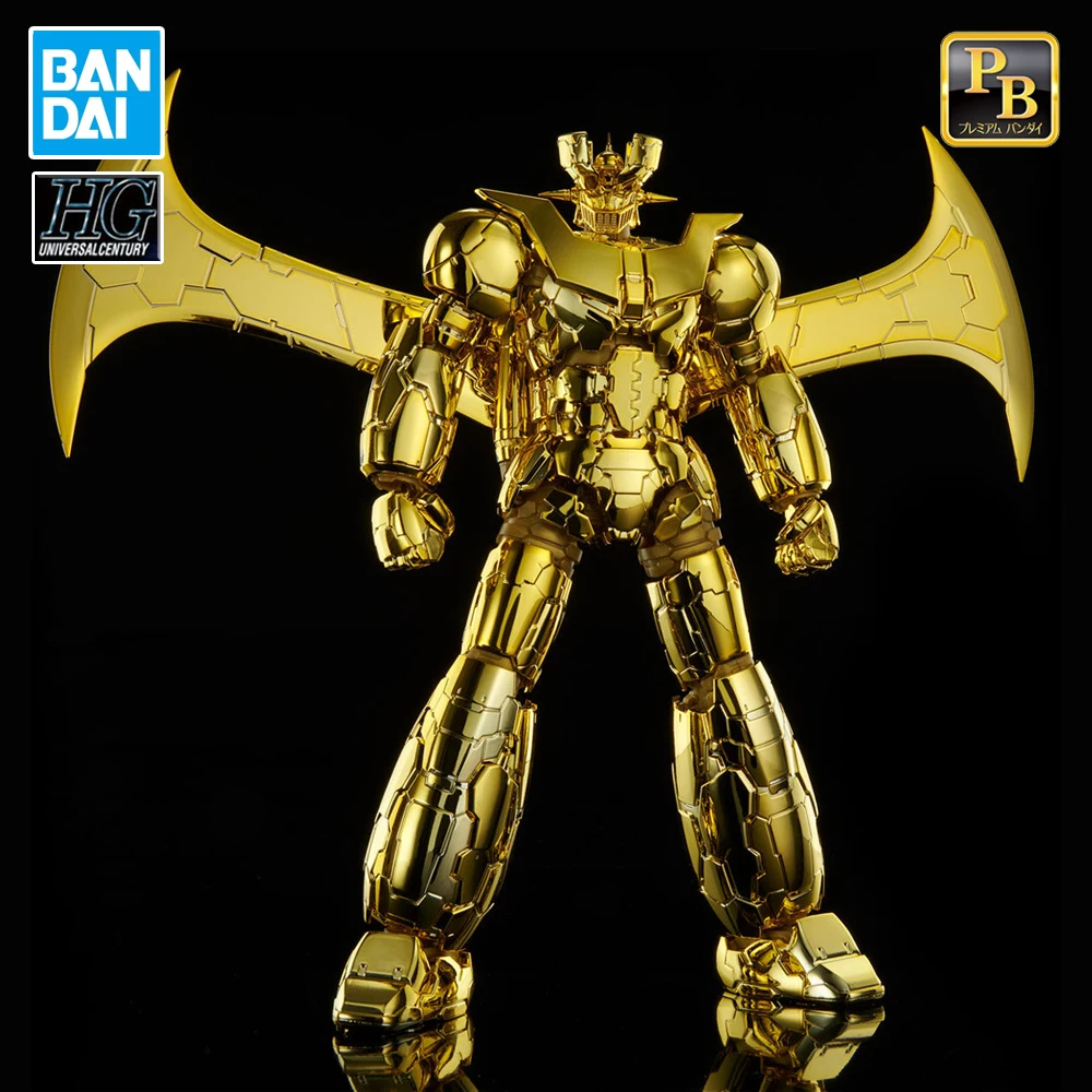 

BANDAI HG 1/144 Limit 50th INFINITY Mazinger Z Electroplate Plating Gold Color Assembly Plastic Model Kit Action Toy Figures