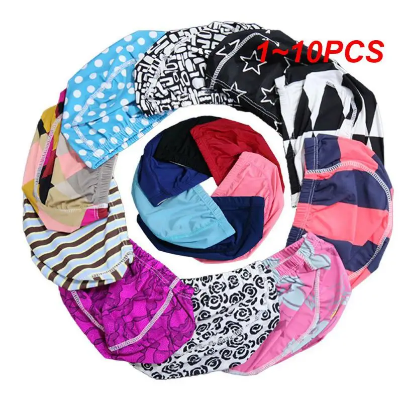 

1~10PCS Swimming Hat Women Unisex Long Hair Bathing Swimming Stretch Drape Free Size Swim Pool Sport Elastic Nylon
