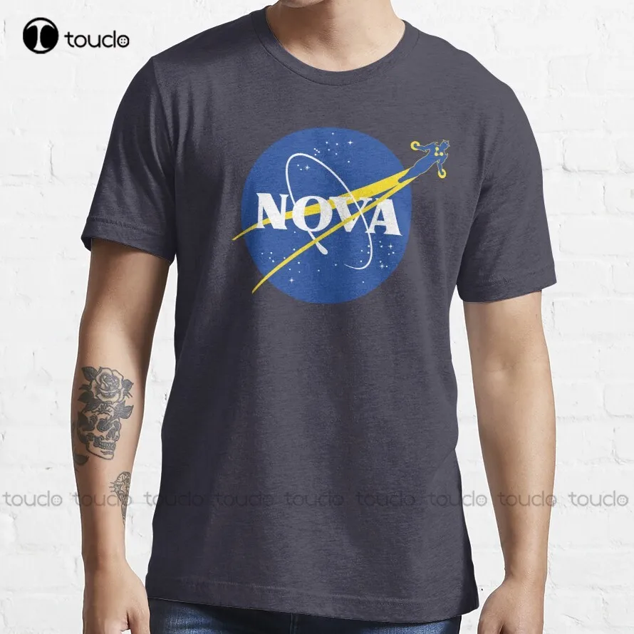 Nova Nova Corps Force T-Shirt Womens Casual Shirts Custom Aldult Teen Unisex Digital Printing Tee Shirt Xs-5Xl Fashion Funny New