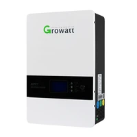growatt solar power inverters 3kw 5kw 6kw on grid hybrid solar inverter wifi