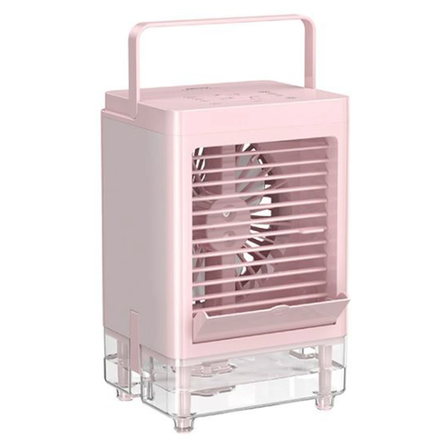 

Portable Air Conditioner,Personal Air Conditioner, Mini Evaporative Air Cooler Fan 3 Speeds for Home Outdoor Pink