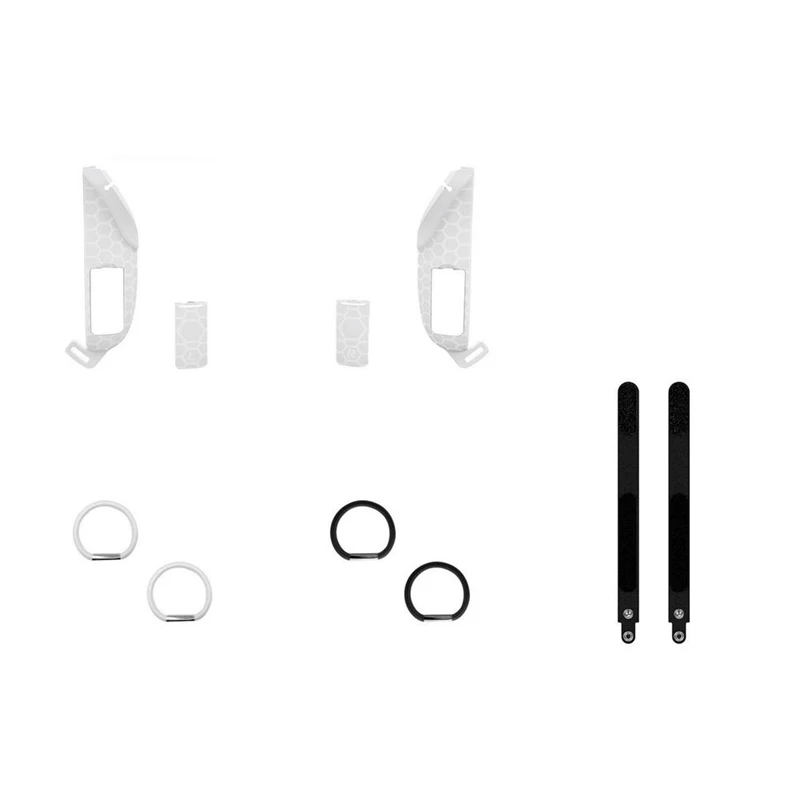 

VR Controller Grips Cover Accessories For Oculus Quest 2 With Battery Compartment Cover Pull Tab Cable Tie With Straps