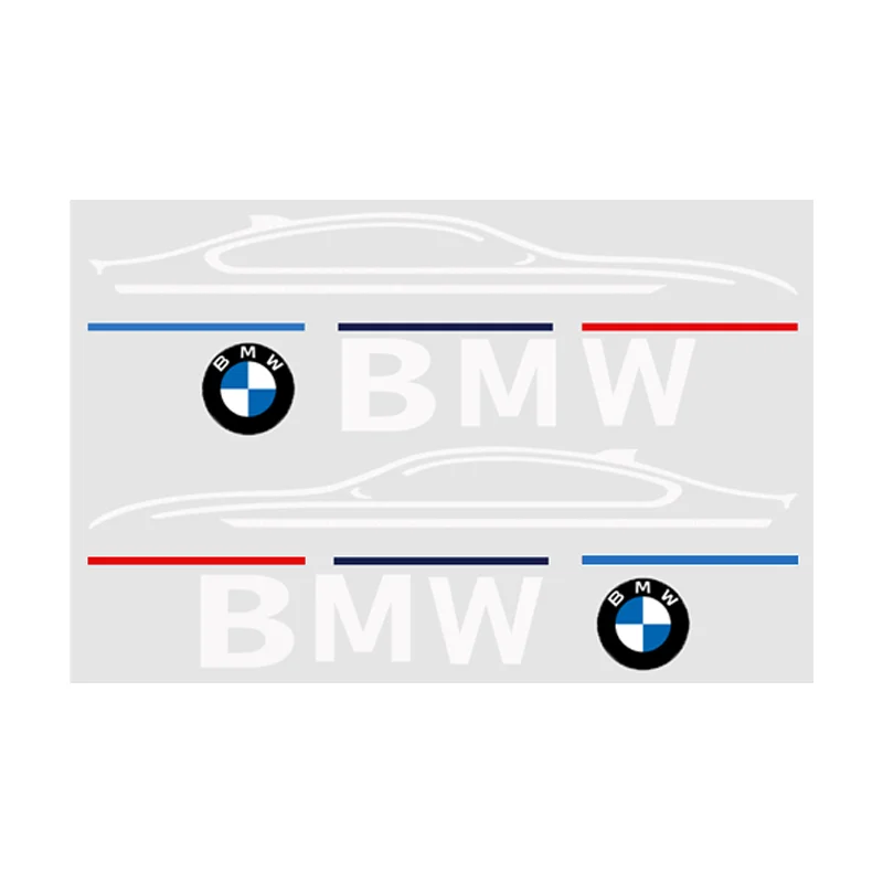 

2 шт., светоотражающие наклейки на зеркало заднего вида для Bmw Performance E46 E90 E60 F10 F30 E39 E36 E87 G30 E92 M3 M4