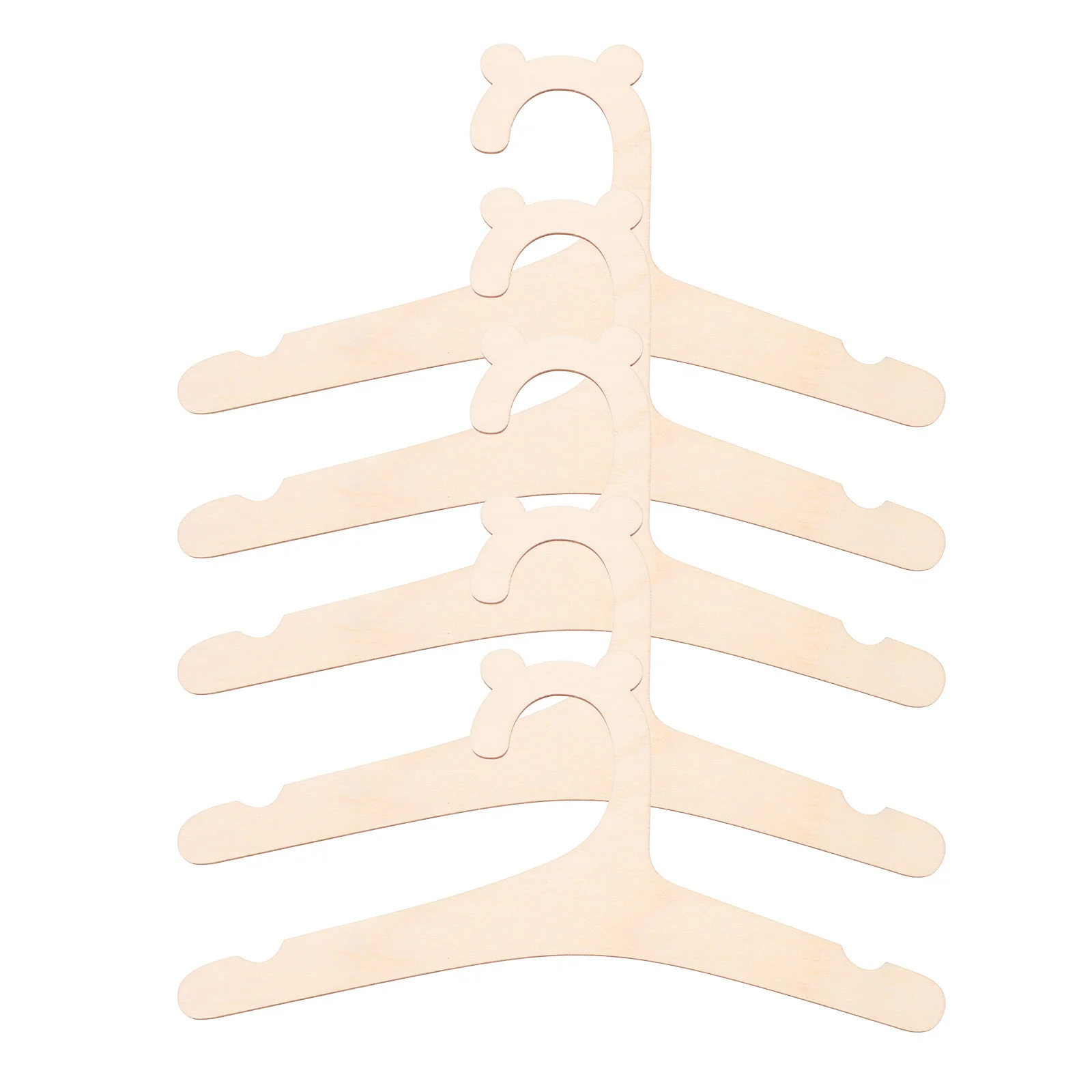 

5pcs Newborn Wardrobe Clothes Hangers Baby Closet Organizer Nursery Supply