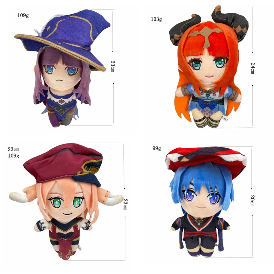 

20cm Anime Genshin Impact Plush Doll Toy Morax Zhong Li Xiao Hu Tao Ayato Game Cute Soft Stuffed Pillow Kids Gift