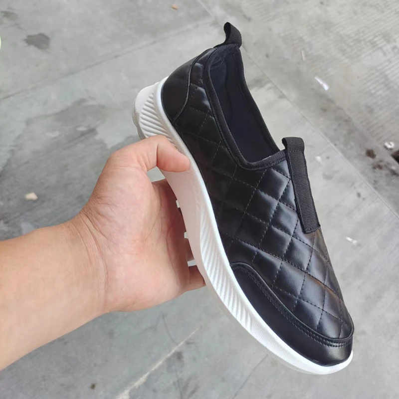 

Кроссовки женские универсальные на плоской вулканизированной подошве, лоферы с круглым носком, повседневная спортивная обувь для студентов, золотистые