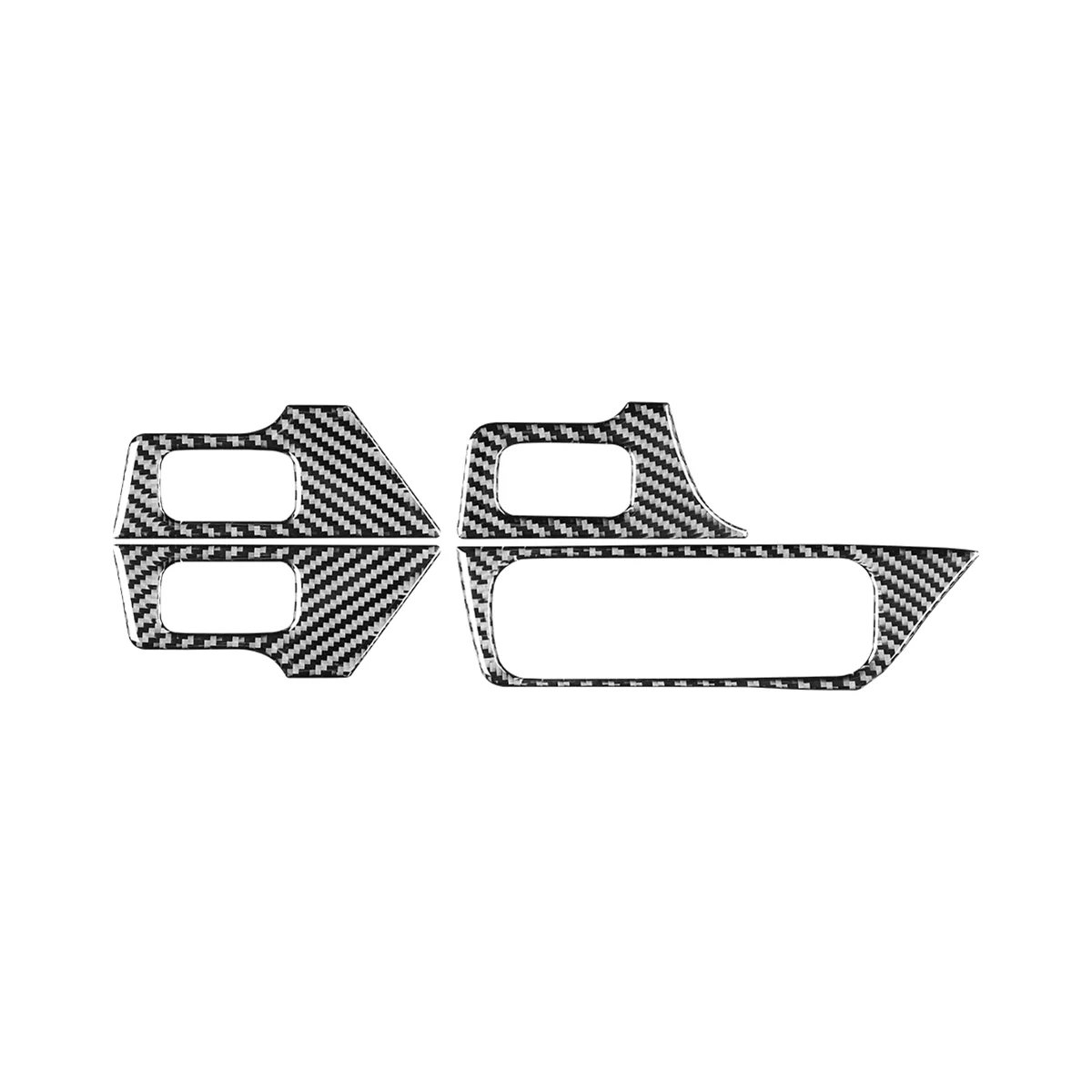 

For Mercedes Benz B GLB Class W247 2020-2023 Carbon Fiber Car Window Lift Button Frame Panel Decoration Trim